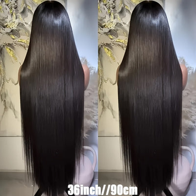 5x5 HD Lace Closure Wig – 250% Density, Bone Straight Brazilian Hair, Ready To Wear