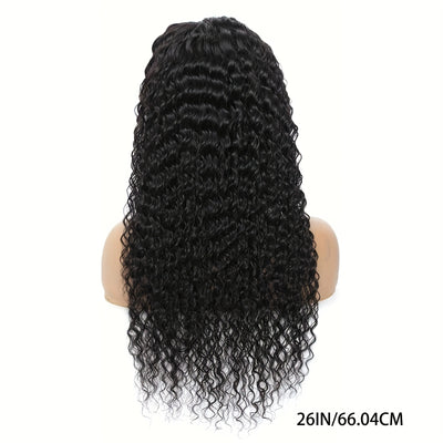 200% Density 13x6 Deep Wave Lace Front Wigs Human Hair 13x6 HD Lace Deep Curly Glueless Frontal Wigs Human Hair Pre Plucked For Women (Copy)