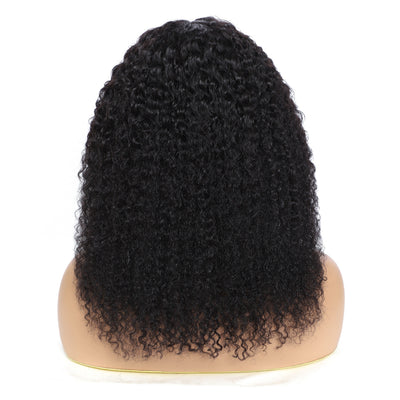 Kinky Curly Lace Front Wigs Human Hair 4x4x1 Lace Closure Wigs 180% Density Kinky Curly Wigs with Brazilian Remy Hair Unprocessed Virgin Hair Wig Natural Color (Copy)