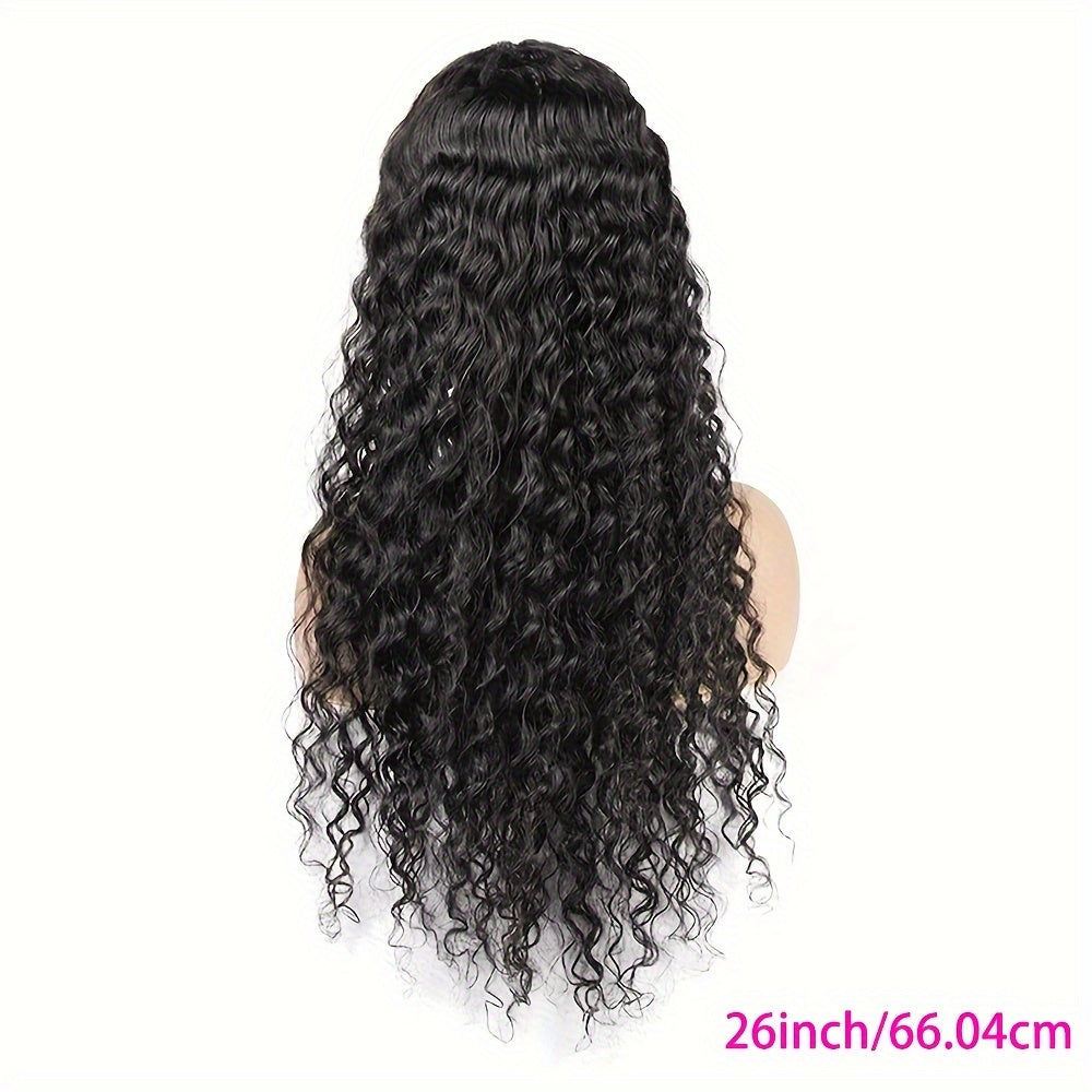 200% Ready To Wear 5*5 Bye Bye Knots Wig Water Wave Human Hair Wigs 5*5 Lace Clousure Wigs For Women Pre Plucked With Baby Hair Brazilian Virgin (Copy)
