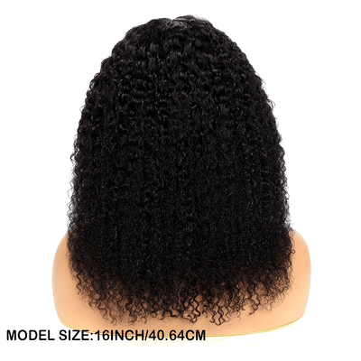 Kinky Curly Lace Front Wigs Human Hair 4x4x1 Lace Closure Wigs 180% Density Kinky Curly Wigs with Brazilian Remy Hair Unprocessed Virgin Hair Wig Natural Color (Copy)
