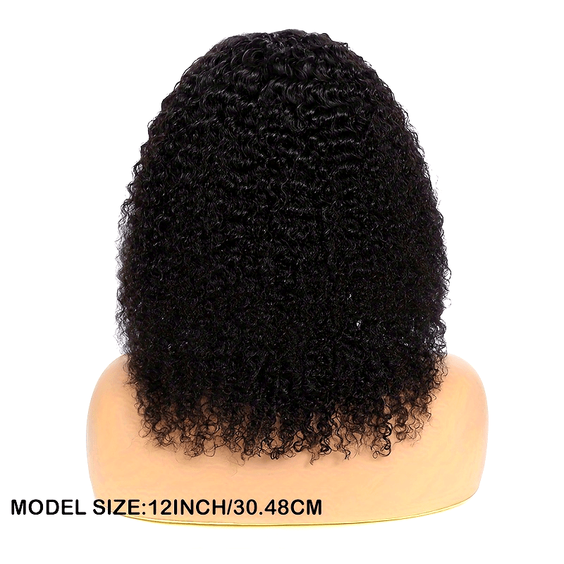 Kinky Curly Lace Front Wigs Human Hair 4x4x1 Lace Closure Wigs 180% Density Kinky Curly Wigs with Brazilian Remy Hair Unprocessed Virgin Hair Wig Natural Color (Copy)