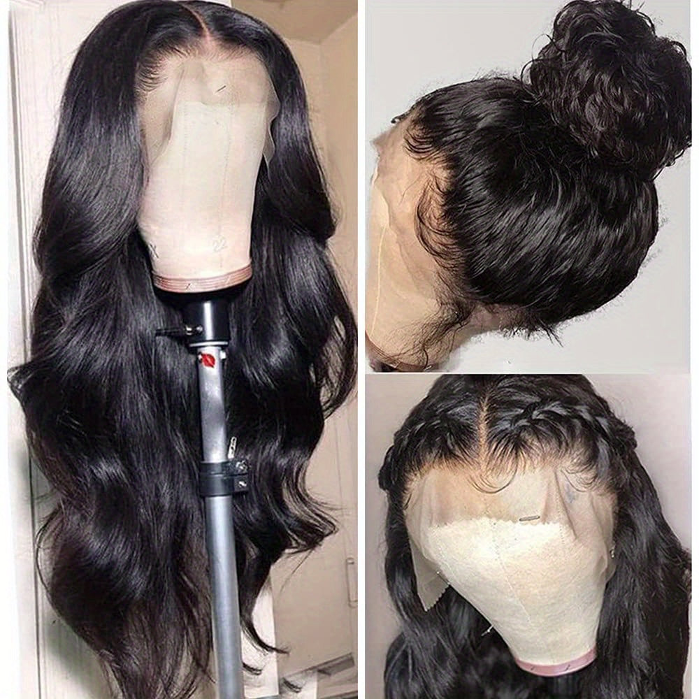 Luxury 200% Density Body Wave Lace Front Wig – HD Transparent, Glueless & Pre-Plucked for Natural Look