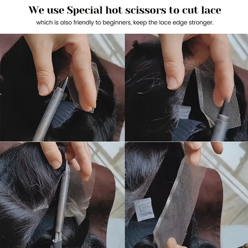 200% Ready To Wear 5*5 Bye Bye Knots Wig Water Wave Human Hair Wigs 5*5 Lace Clousure Wigs For Women Pre Plucked With Baby Hair Brazilian Virgin (Copy)