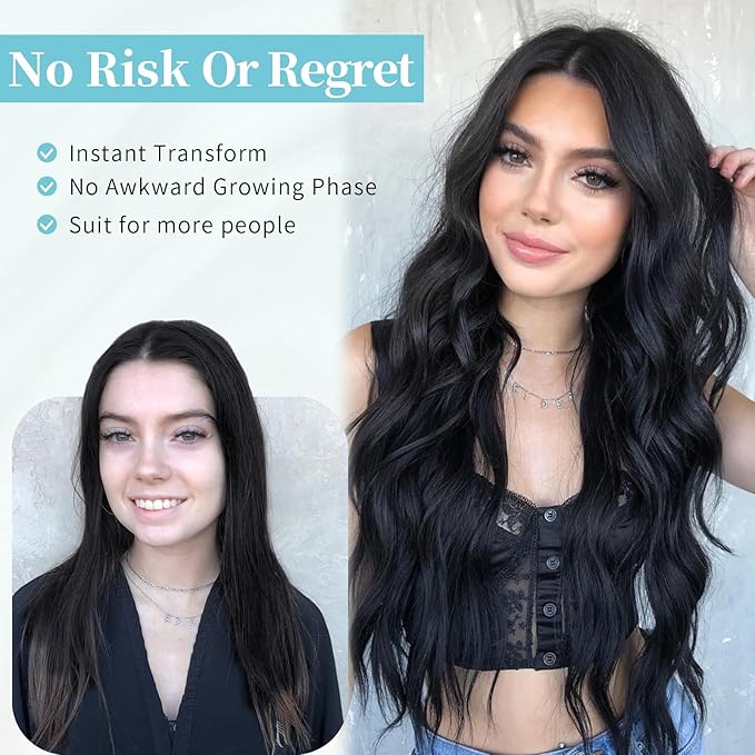 26-Inch Natural Wave Wig – HD Lace, Glueless, Heat-Friendly & Ready to Wear (Multiple Colors)
