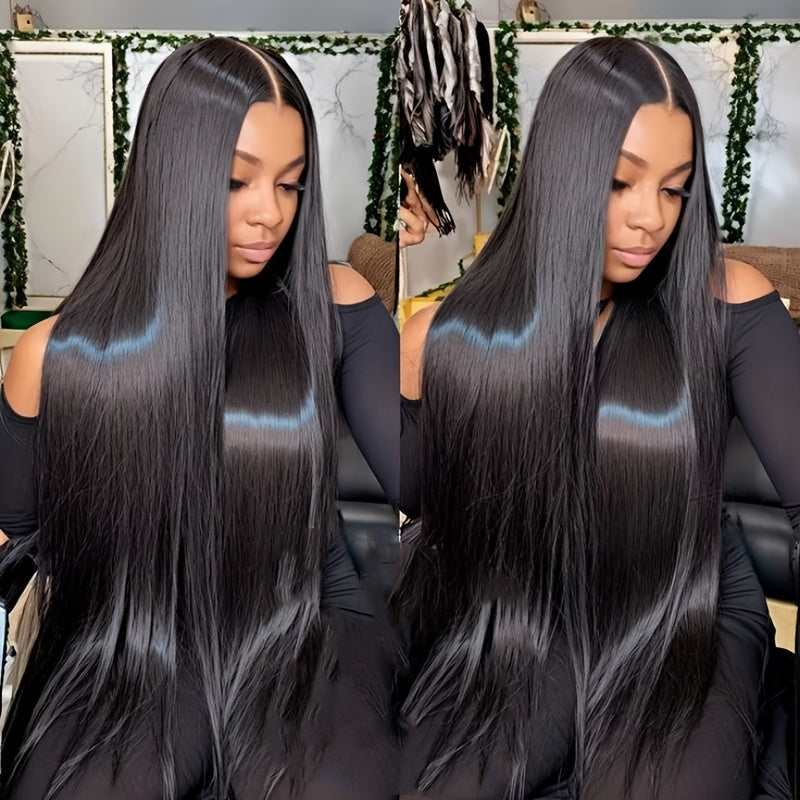 5x5 HD Lace Closure Wig – 250% Density, Bone Straight Brazilian Hair, Ready To Wear