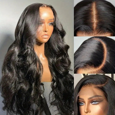 Luxury 200% Density Body Wave Lace Front Wig – HD Transparent, Glueless & Pre-Plucked for Natural Look