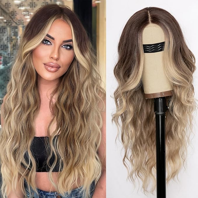 26-Inch Natural Wave Wig – HD Lace, Glueless, Heat-Friendly & Ready to Wear (Multiple Colors)