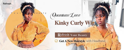 Short Kinky Curly Wigs Side Part Afro Bomb Curly Wig Heat Resistant Fiber Kinky Curly Synthetic Full Wigs For Women 6 Inch