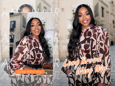 26-Inch Natural Wave Wig – HD Lace, Glueless, Heat-Friendly & Ready to Wear (Multiple Colors)