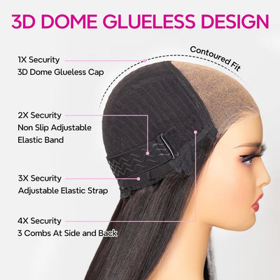 Highlight Brown Loose Wave Wig – Layered Cut, Pre-Cut 6×5 HD Lace, 100% Human Hair, Glueless & Ready to Wear