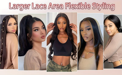 180% Density Virgin Human Hair Wig – 13x4 HD Lace Front | Pre-Plucked, Natural Black, Transparent Lace, Baby Hair for a Flawless, Effortless Look