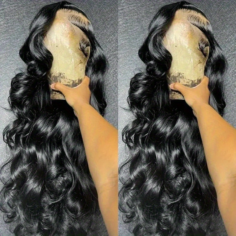 Luxury 200% Density Body Wave Lace Front Wig – HD Transparent, Glueless & Pre-Plucked for Natural Look