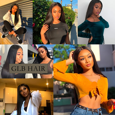 180% Density Virgin Human Hair Wig – 13x4 HD Lace Front | Pre-Plucked, Natural Black, Transparent Lace, Baby Hair for a Flawless, Effortless Look