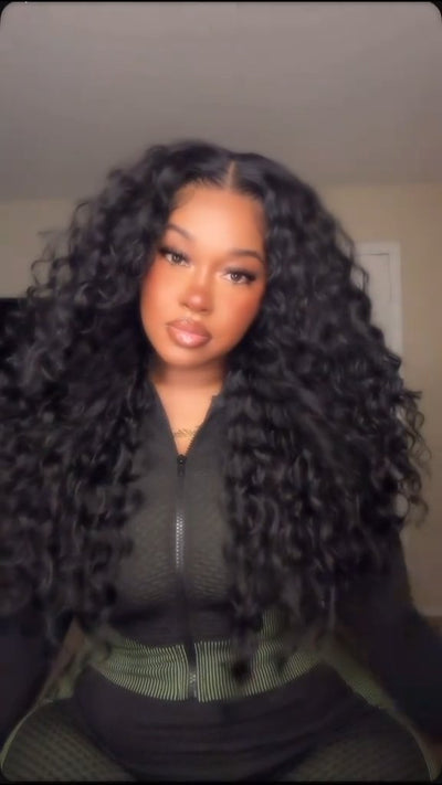 Perfect Hairline 13x6 HD Lace Front Wig – True Frontal Curly, Glueless & Hand-Tied 28"