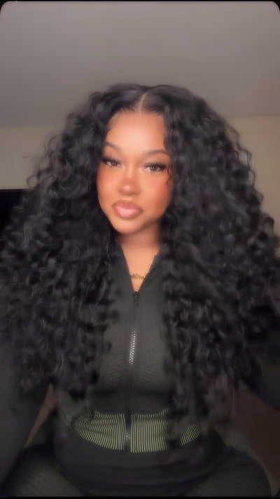 Perfect Hairline 13x6 HD Lace Front Wig – True Frontal Curly, Glueless & Hand-Tied 28"